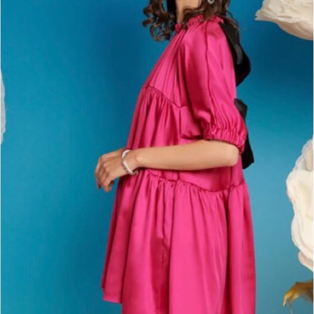 NWT Sister Jane Stella Bow Smock Dress Size M+ - Picture 2 of 7